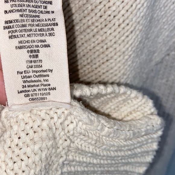 Free People Off-white Cotton Sweater - Picture 5 of 6
